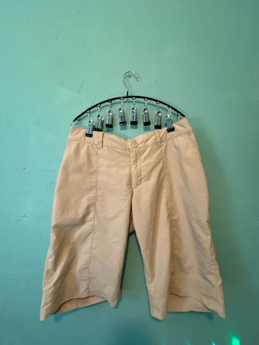 Patagonia Jorts wide leg Women's Size 10 Yellow Beige Hiking Shorts